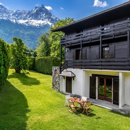 Family With A Garden Overlooking Mont Blanc *